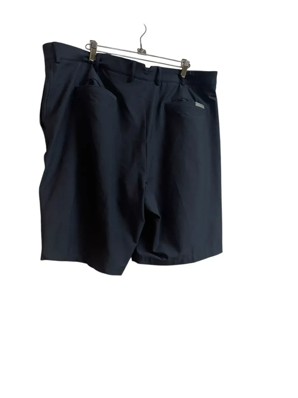 Dunning Mens Black Flat Front Athletic Golf Shorts Size 40